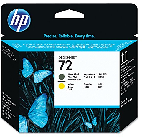 HP C9384A - No72 Matte Black and Yellow Printhead