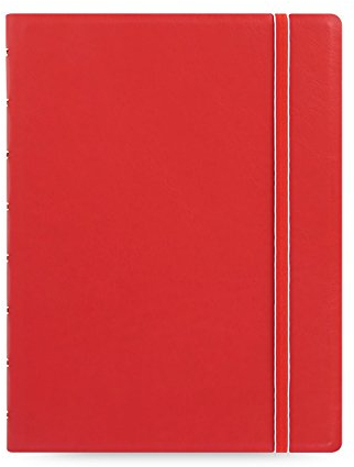 Filofax Notizbuch, A5, nachfüllbar, rot