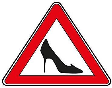 1 x Aufkleber Vorsicht Frau Am Steuer Warnung Warnschild Sticker Fun