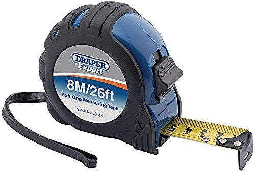 Draper Expert 82815 Mètre ruban professionnel Noir 8 m