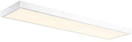 SLV Deckenaufbauleuchte PANEL / LED Spot, Fluter, Deckenstrahler, Deckenleuchte, Aufbau-Leuchte, Innen-Beleuchtung / 4000K 45.0W 3400lm weiß dimmbar, eckig, 1001506