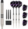 LinkVisions 24g 90%/80% Tungsten Professional Steel Tip Darts Set Point Protector