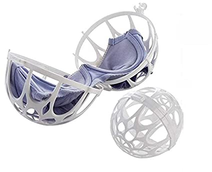 Honyan 2 Packungen BH-Reinigungsball, verformungsfrei, Waschkugel für BH, Waschmaschine für Waschmaschine, weiß