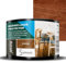 JOVIRA PINTURAS BARNIZ-LASUR Protector Satinado al Agua. Protege, decora y embellece todo tipo de madera. (375 Mililitros, Caoba) E-12