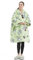 iyoimono Hoodie Decke für Damen Flanell Fleece Pullover Sweatshirt Decke Flauschige Sherpa TV-Decke mit Ärmeln Übergroße Kapuzen Pullover Kuscheldecke Einheitsgröße（Grüner Koala）