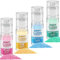 Paillettes Comestibles - 4 Couleurs Paillettes Alimentaires pour Boissons, Gâteaux, Chocolats, Muffins, Vodka, Cocktail, Crème (5g par Bouteille)