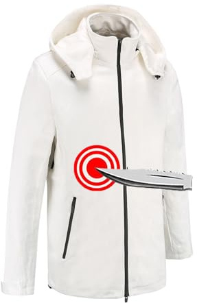 COYEUX Anti-cut and Slash Jacket, Stealth Protective Coat, Strong Tear Resistance Comfortable Breathable, for Protective Equipment On Duty