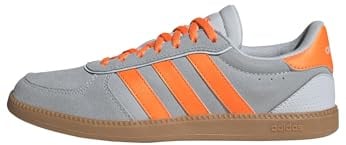 adidas Damen BREAKNET Sleek Shoes, Halo Blue/Lucid Orange/GUM10, 38 2/3 EU