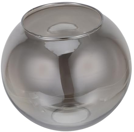 Kugelförmiger Glaslampenschirm E27 für Hängelampe, Klar | Lampenschirm Hängelampe Glas, Glas, Glatt Glänzend, für Badezimmer und Küche, Hohe Lichtdurchlässigkeit