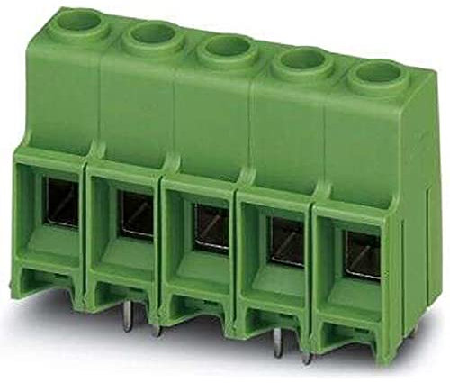 MKDS 10 HV/2-ZB-10,16 Leiterplattenklemme, 76 A, 1000 V, 16 mm² Nennquerschnitt, Grün, 2 Anzahl der Potenziale, MKDS 10 HV Artikelfamilie, 10,16 mm Rastermaß, Pinlänge [P]: 5 mm, 50 Stück