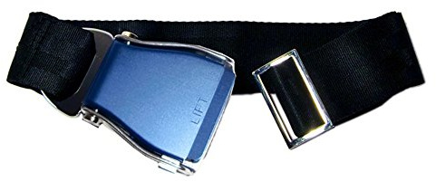 Skybelt Flugzeuggürtel in Blau/Schwarz Gürtel Seatbelt