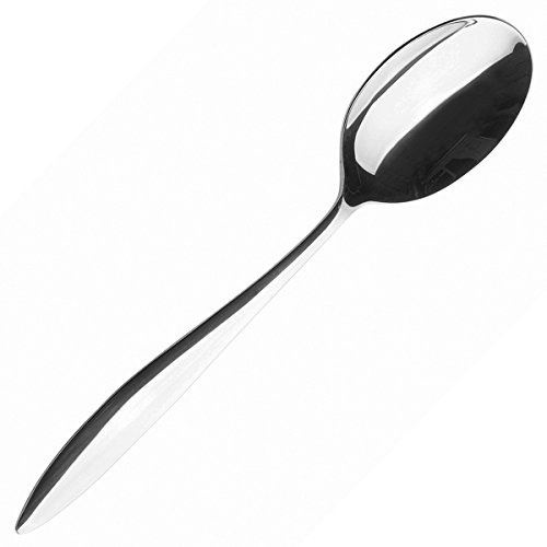 Teardrop 18/10 Cutlery Dessert Spoons - Set of 12 - Stainless Steel Dessert Spoons