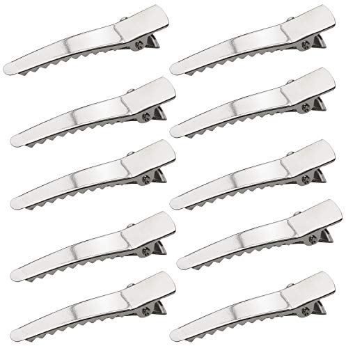 50 Stück Alligator Haarspangen - Krokodilklemmen zum Stylen - 45mm - Frisuren Accessoires - Basteln, Basteln und Kunst - TRIXES