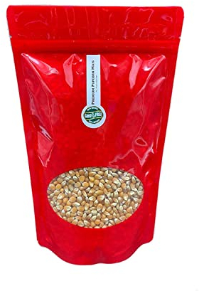 Premium Mushroom Popcorn Cine palomitas de maíz 500 gramos XL 1:46 volumen de palomitas de maíz premium en una bolsa resellable libre de OGM