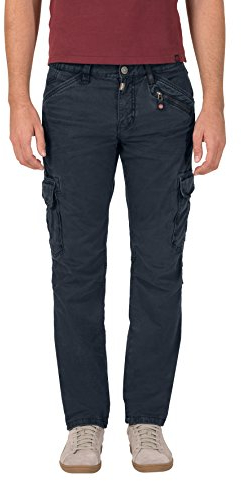 Timezone Herren Hose Regular Ben Cargo, Blau (Dark Night Blue 3115), W34/L32