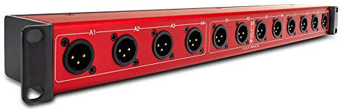 Sound Tools CAT Rack Male - Male XLR Stage Box with Audio Over Shielded CAT Cable. Send 12 Channels of Audio, DMX, Clear-Com or AES.