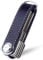 flintronic Key Organizer | Schlüsselanhänger Echtes Leder | Pocket Smart Key Holder mit Stilvoller,Funktionaler und Praktischer Geschenkbox (für 7-9 Mehrfachschlüssel)-Blau