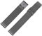 Kistanio 20 mm Milanaiseband aus Edelstahl Druckverschluss Meshband Gunmetal - ME-20-GM