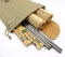 Sushi kit con palillos de Acero Inoxidable, palillos de madera, esterillas, y paleta de bambú. Con bolsa de lino de regalo (kit Basico)