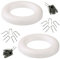 Styropor Ring 25 cm Halbring Styroporkranz mit Stecknadeln