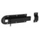 DMX - Riegel Schlossriegel Türschlossriegel Türriegel Schwarz - WZD - 120x46x1,0