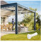 Bâche Impermable Transparente avec oeillet, Bâche de Protection indchirable en PVC, Bâche étanche Transparente pour Bois Bateau Jardin Piscine Serre Plantes (Transparente, 3X5 M)