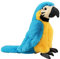 BYNYXI Plüschtier Papagei Ara, 25cm Stofftier Papagei Stehende Plüschvogel Ara Kuscheltier Vogel roter Ara Blaue Papagei Gefüllte Puppe Cuddlekins Kuscheltier Spielzeug für Kinder Jungen Mädchen