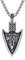 REDSUN Wikinger Pfeilspitze Anhänger Halskette 925 Sterling Silber Pfeil Dolch Keltisches Anhänger Amulett Schmuck für Herren Sohn Jungen Damen Männer Unisex