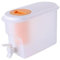 Kühlschrank-Getränkespender, Eisgetränkespender, Wasserspender, große Kapazität, Kaltgetränke-Saftspender, Krug for Kühlschrank, Küche, Grill, Orange/289 (Color : Orange)