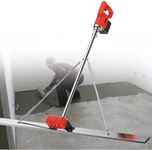 Kit Vibrante Per Massetto In Calcestruzzo, Raschietto Elettrico Per Calcestruzzo, Massetto Elettrico Senza Fili, Utensile Per La Finitura Del Massetto In Calcestruzzo, 6000 Giri/min 6000 MA