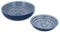 Gisela Graham Blue and White Ceramic Trinket Dishes, Set of 2
