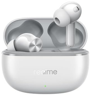 Buds T200 Lite, Auricolari In-Ear Wireless Veri, Driver Dinamico da 12,4mm, Durata Della Batteria fino a 48Ore, Latenza da 45mm, Resistenza IPX4, ENC, Bluetooth 5.4,Google Fast(Grigio Tempesta)