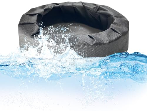 Qzdtue Fioriera galleggiante per laghetto, vaso idroponico, contenitore in tessuto non tessuto, 18 cm, per giardini d'acqua per piscine, laghi e paesaggi acquatici per migliorare la bellezza delle tue