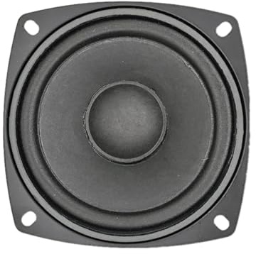 Qusedwey Altavoz de 4 Pulgadas, 30 W, 4 Ω, Altavoz de Audio de Rango Medio, Unidad de Altavoz de Sonido, Altavoz de Rango Medio Estéreo de Música HiFi