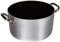Pentole Agnelli ALSA104S28 Casseruola Alta con Maniglie, Alluminio, Argento, 28 cm