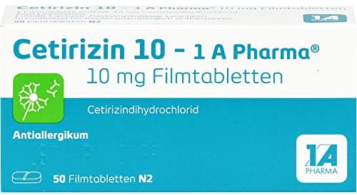 Cetirizin 10 1A Pharma Filmtabletten