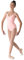 Mirella Microlux Damen Tanztrikot mit Prinzessinnennaht, V-Front, Rosa, Größe L