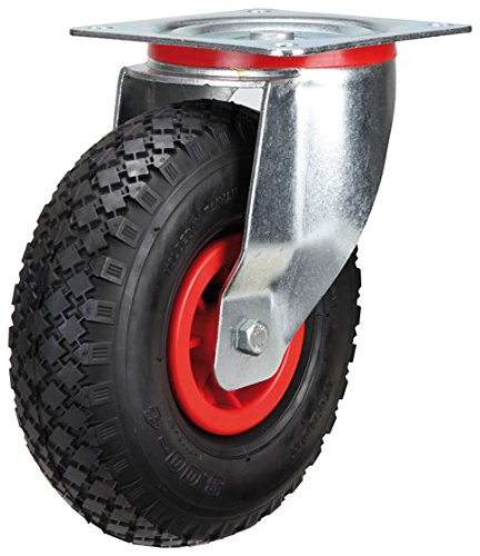 der ROLLENDE SHOP - Lenkrolle 225 mm Luftrad mit Kunststoff-Felge