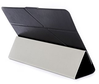 Silver HT - Funda Universal Superslim para Tablets de 7 a 8 Pulgadas, Compatible con la Nueva Tablet de Amazon Fire HD 8. Funda con función Soporte y ángulo de visión multiajustable. Negro