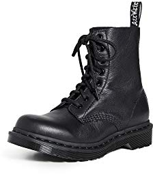 Dr. Martens Damen 1460 Mono Virginia bovver boots winter boots, Schwarz, 42 EU