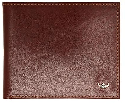 Golden Head Colorado RFID Protect Billfold Coin Wallet Tobacco