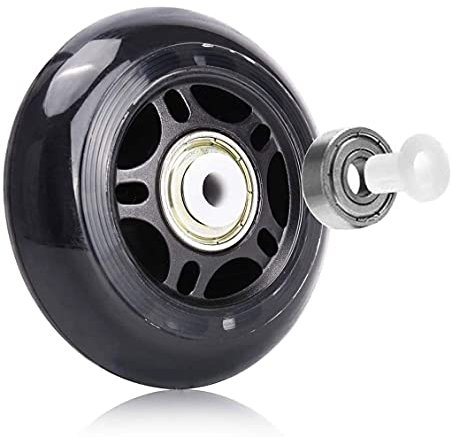 8er Pack 76 mm / 80 mm 82A Ersatzrollen für Inline Skates, Rollen mit Kugellager ABEC 7,80mm