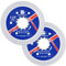 Super Thin Diamond Porcelain Cutting Disc with X Teeth,BRSCHNITT 2pcs 85mm x Arbor 22.23mm-20mm-16mm Diamond Cutting Disc for Dry/Wet Cutting Porcelain Tile Ceramic Marble Granite