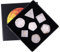 KYEYGWO Bergkristall Kristall Polyedrische Würfel Set, 7pcs Reiki Heilung Stein Polyedrischer Spielwürfel für Dungeons und Dragons RPG DND Dice Tischkartenspiele Brettspielwürfel