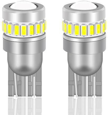 SageSunny 2pcs W5W T10 LED Ampoule 6500K Blanc 12V LED 194 168 2825 Lampe pour Feux de Plaque de Voiture de Moto, Feux de Toit, Feux de Position, Lumière de Tableau de Bord
