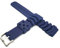Bracelet en caoutchouc plat SKX Z18 Z20 Z22 Sub Diver Noir Bleu Vert Compatible avec SEIKO GMT SKX 007 J 009 K, 22MM