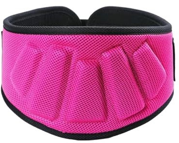Cintura Palestra Cintura fitness da donna for cinture fitness for bodybuilding Bilanciere Powerlifting Allenamento Protezione vita Cintura da palestra for supporto posteriore ampio(Rose Red,M)