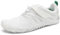 SAGUARO Chaussures de Trail Homme Femme Été Chaussures de Course Respirant Antidérapant Chaussures Barefoot Minimalistes pour Extérieur Sport Blanc Brouillard 43 EU