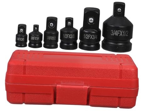 Gadpiparty 1 Set Di Strumenti Di Riparazione Per Bussola Di Guida Quadrata Per Adattatore Da 1/4-3/8-1/2-3/4-1 Pollice Kit Di Manutenzione Del Veicolo Facile Conversione