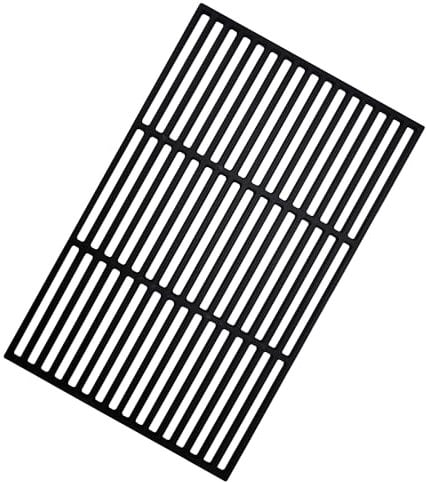 ISOISL 54 x 34 cm Grillrost Gusseisen, Emailliert Grillrost Ersatz, Rechteck Gussrost Zubehör, für BBQ, Holzkohlegrill, Grill